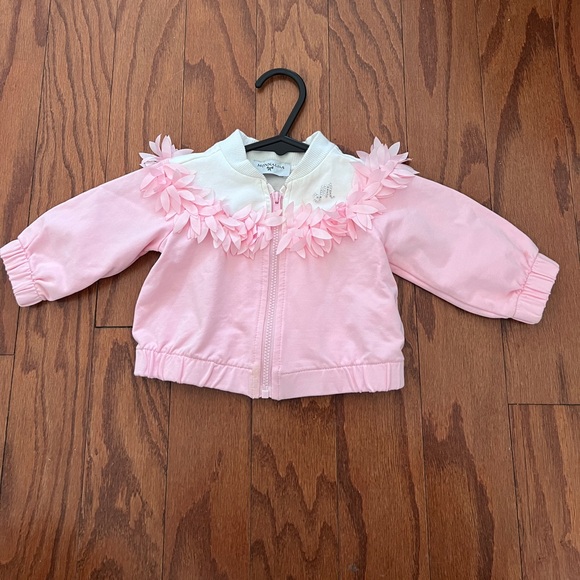 MONNALISA Baby Pink Cardigan+Dress - Picture 13 of 14